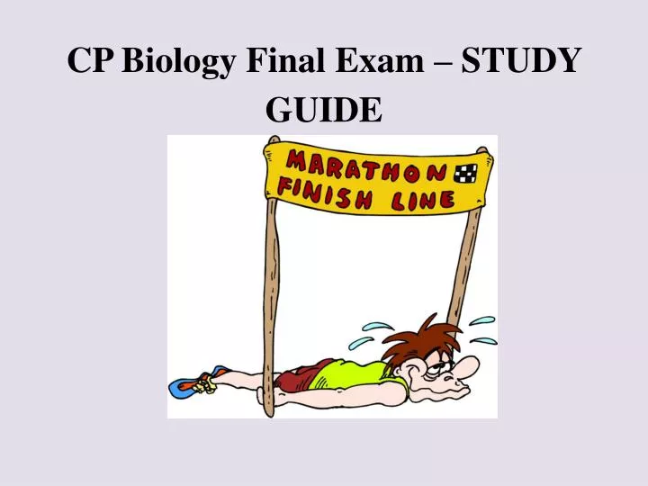 cp biology final exam study guide