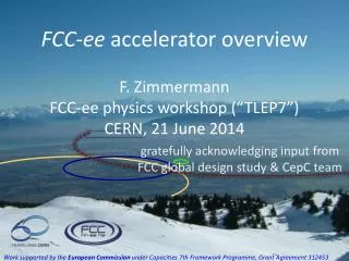 FCC- ee accelerator overview