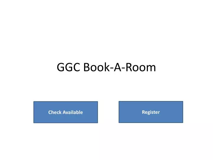 ggc book a room