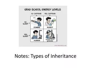 Notes: Types of Inheritance