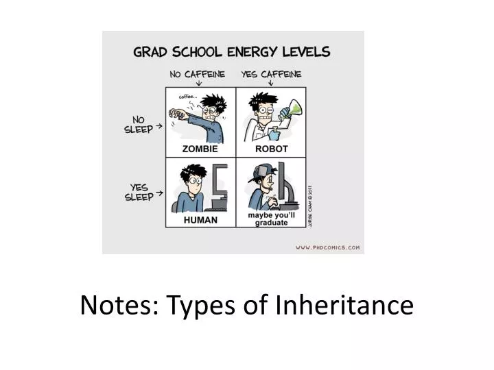 notes types of inheritance
