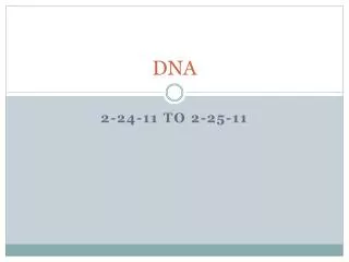 DNA