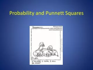 Probability and Punnett Squares