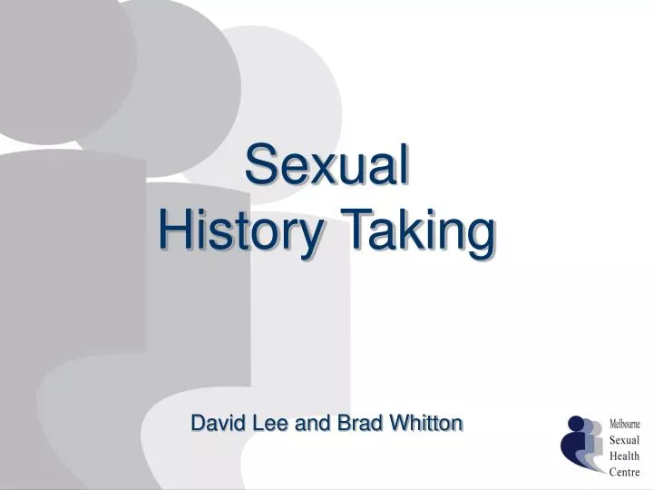 sexual history taking david lee and brad whitton