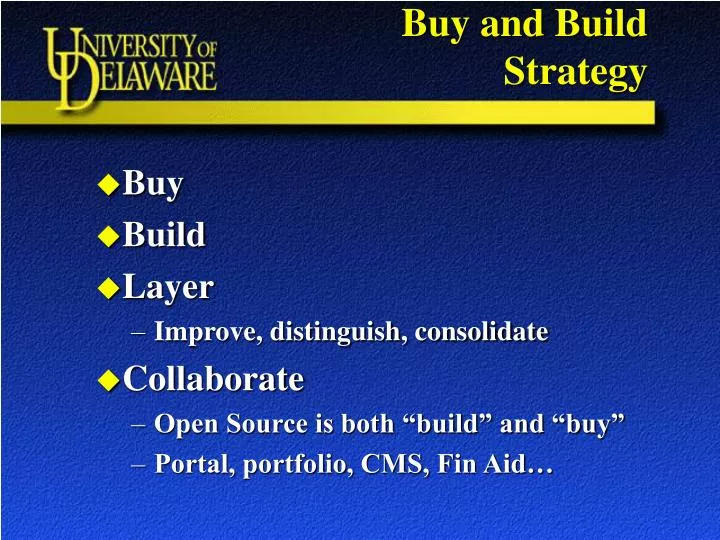buy and build strategy