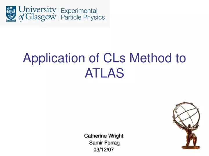 application of cls method to atlas