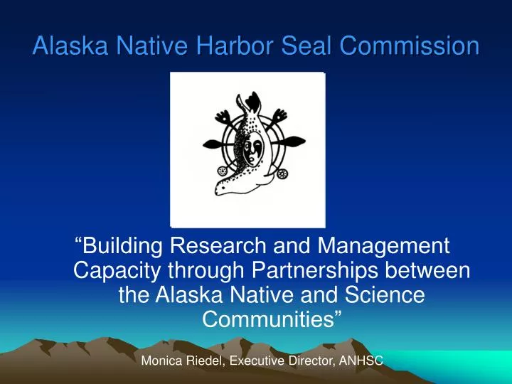 alaska native harbor seal commission