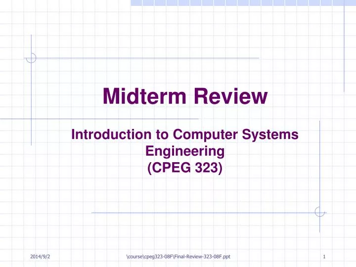 midterm review