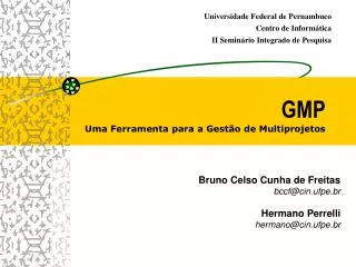 gmp uma ferramenta para a gest o de multiprojetos