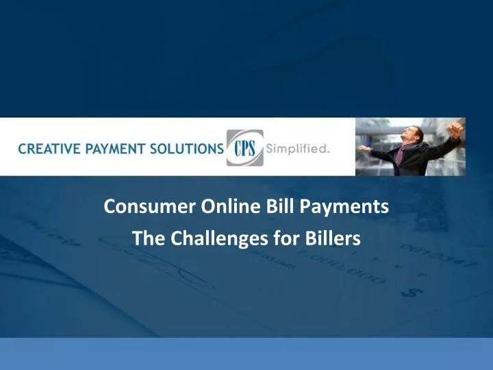 consumer online bill payments