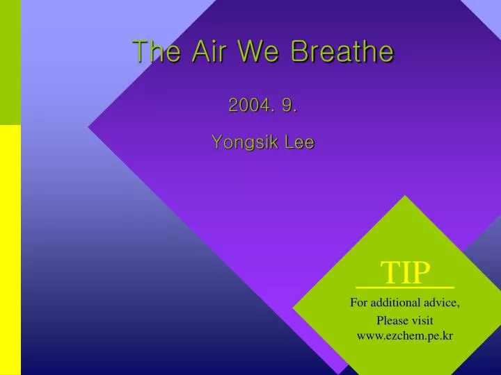 the air we breathe 200 4 9 yongsik lee
