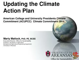 Updating the Climate Action Plan