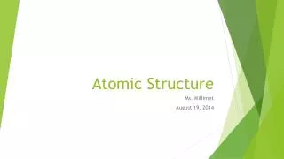 Atomic Structure