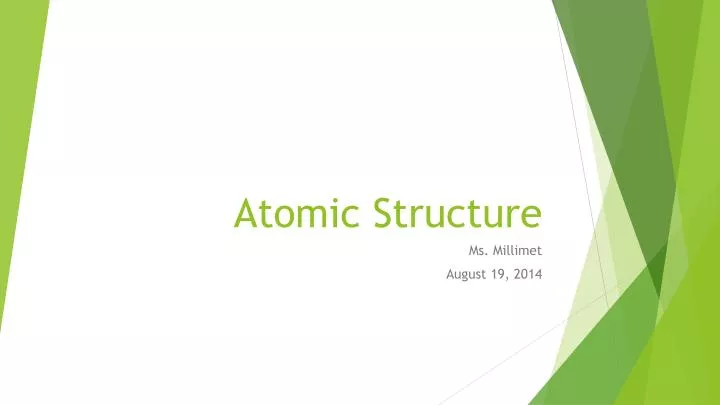 atomic structure