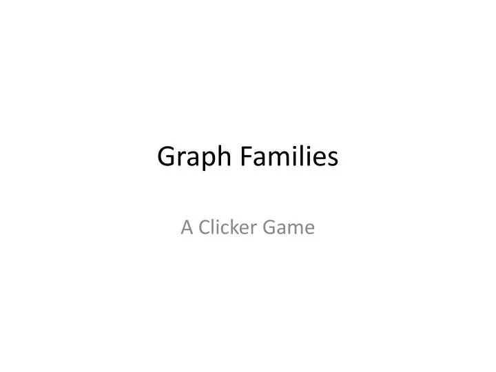 graph families