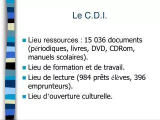 le c d i