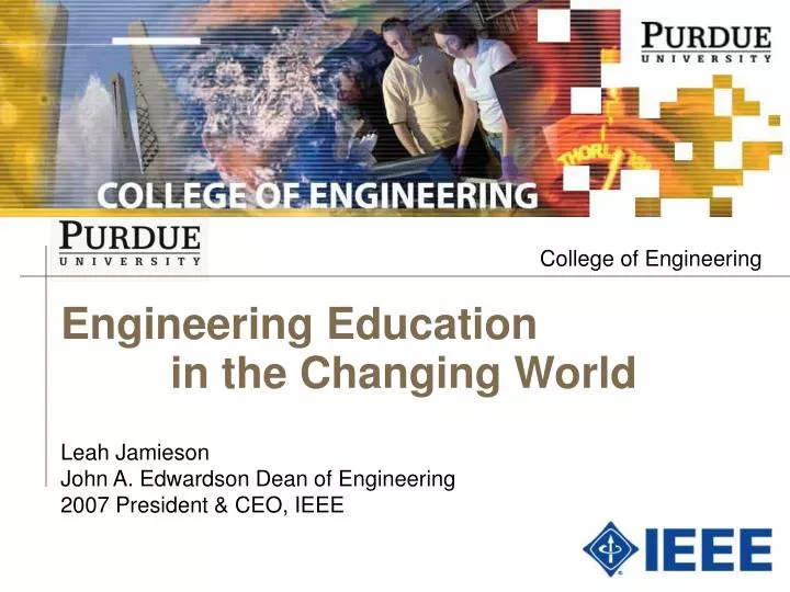 engineering education in the changing world