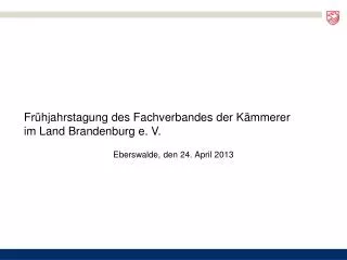 eberswalde den 24 april 2013