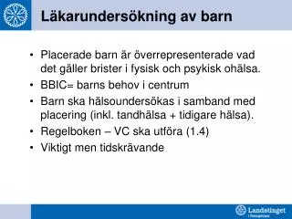 l karunders kning av barn