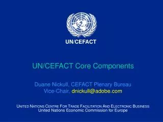 UN/CEFACT Core Components