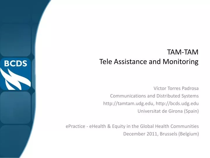 tam tam tele assistance and monitoring