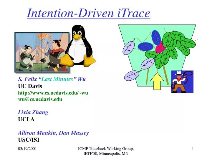 intention driven itrace