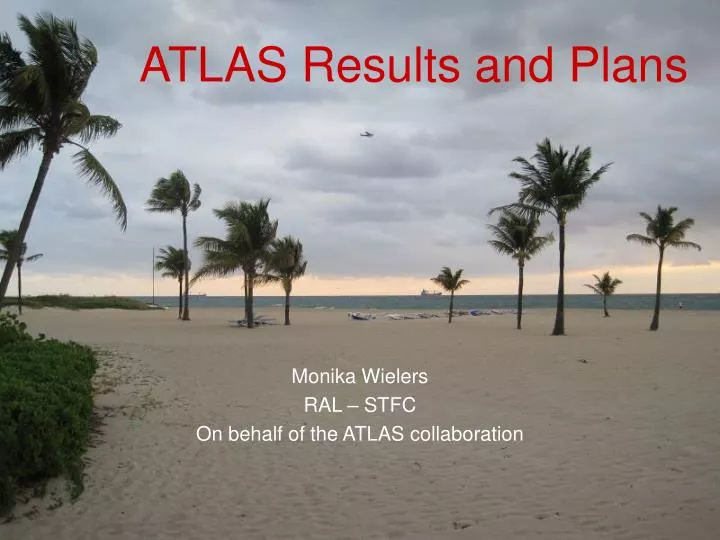 atlas results and plans