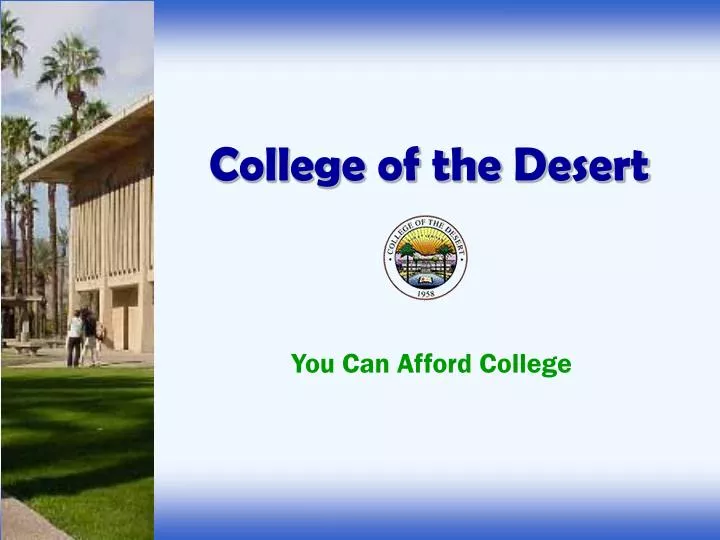 college of the desert