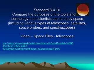 SATELLITES : is any natural or artificial object that revolves around an object in space