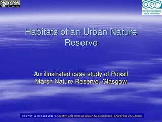 Habitats of an Urban Nature Reserve