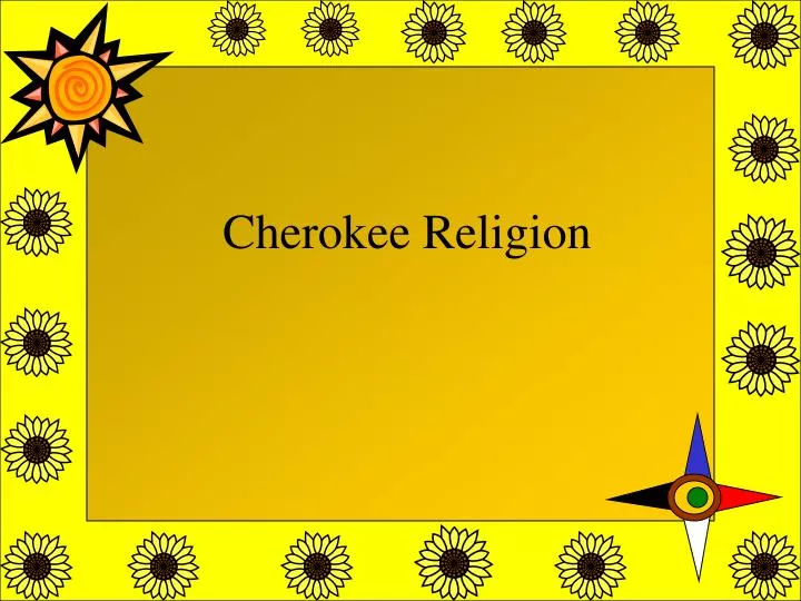 cherokee religion