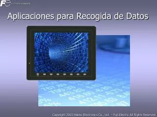 aplicaciones para recogida de datos