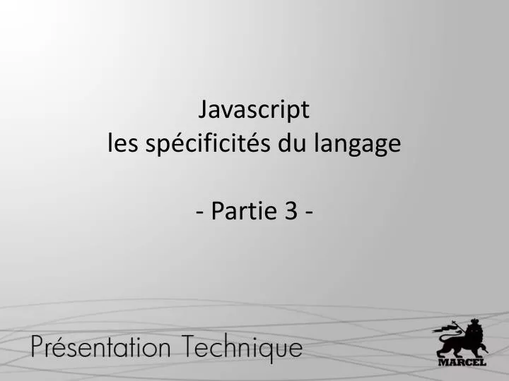 javascript les sp cificit s du langage partie 3