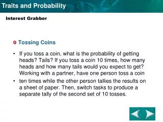 Tossing Coins