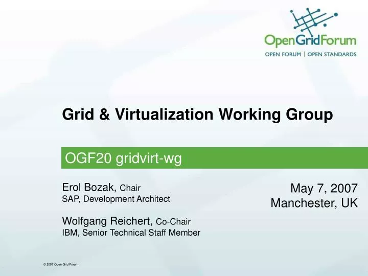 grid virtualization working group
