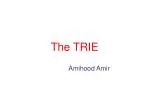 The TRIE - slide 1