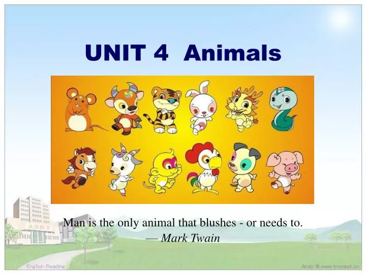 unit 4 animals