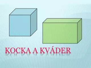 kocka a kv der