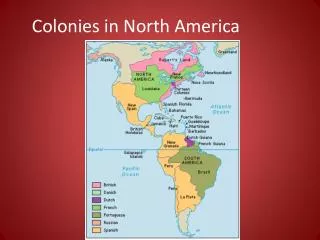 Colonies in North America
