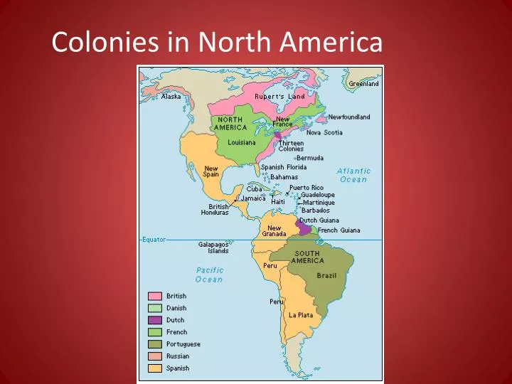 colonies in north america