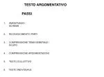 TESTO ARGOMENTATIVO - slide 1