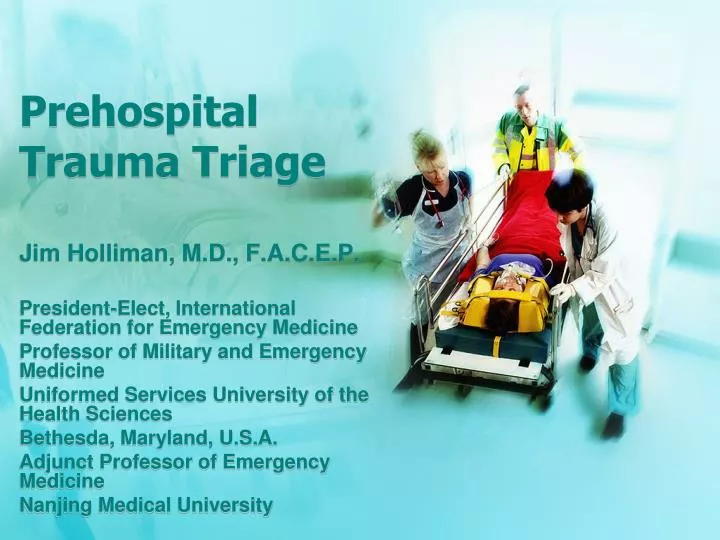 prehospital trauma triage