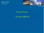 Contract Clauses - slide 1