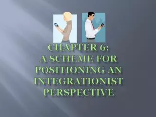 Chapter 6: A Scheme for Positioning an Integrationist perspective