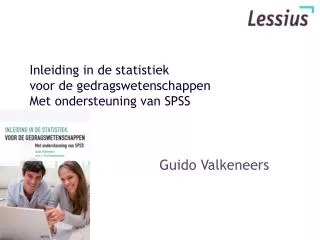 inleiding in de statistiek voor de gedragswetenschappen met ondersteuning van spss