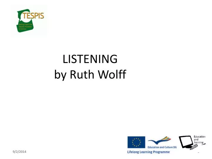 listening by ruth wolff