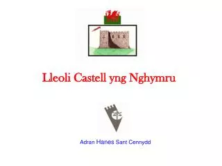 Lleoli Castell yng Nghymru