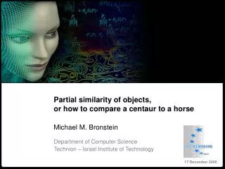 Partial similarity of objects, or how to compare a centaur to a horse