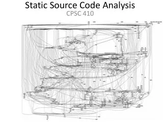 Static Source Code Analysis