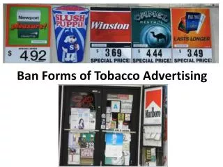 Ban Forms of Tobacco Advertising